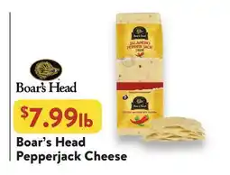 Fresh Thyme Boar's Head Pepperjack Cheese offer