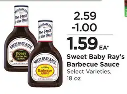 Food 4 Less Sweet Baby Ray's Barbecue Sauce offer
