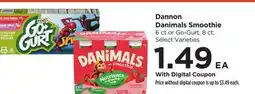 Food 4 Less Dannon Danimals Smoothie offer