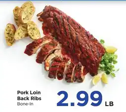 Food 4 Less Pork Loin Back Ribs offer