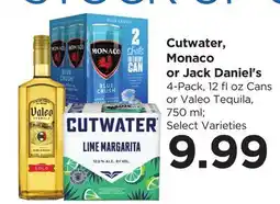 Food 4 Less Cutwater, Monaco or Jack Daniel's offer