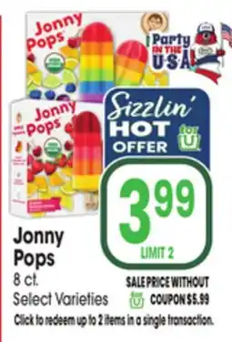 Jewel-Osco Jonny Pops offer