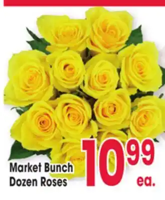 Jewel-Osco Market Bunch Dozen Roses offer