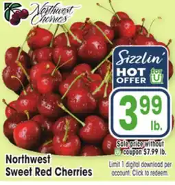 Jewel-Osco Northwest Sweet Red Cherries offer