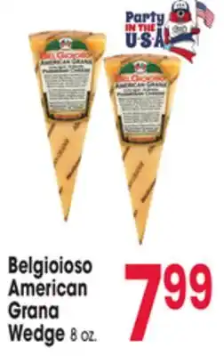 Jewel-Osco Belgioioso American Grana Wedge offer