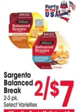 Jewel-Osco Sargento Balanced Break offer