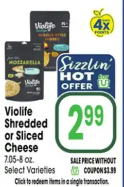 Jewel-Osco Violife Shredded or Sliced Cheese offer