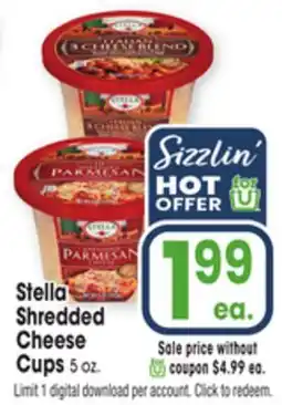 Jewel-Osco Stella Shredded Cheese Cups offer
