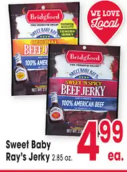 Jewel-Osco Sweet Baby Ray's Jerky offer