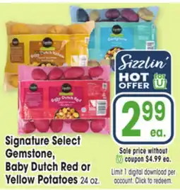 Jewel-Osco Signature Select Gemstone, Baby Dutch Red or Yellow Potatoes offer