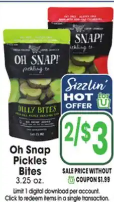 Jewel-Osco Oh Snap Pickles Bites offer