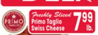 Jewel-Osco Primo Taglio Swiss Cheese offer