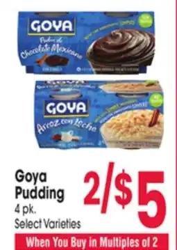 Jewel-Osco Goya Pudding offer