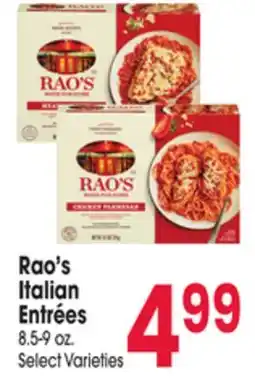 Jewel-Osco Rao's Italian Entrées offer