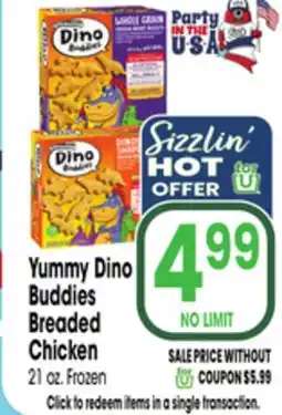 Jewel-Osco Yummy Dino Buddies Breaded Chicken offer