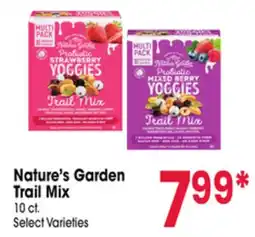 Jewel-Osco Nature's Garden Trail Mix offer