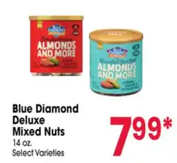 Jewel-Osco Blue Diamond Deluxe Mixed Nuts offer