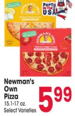 Jewel-Osco Newman's Own Pizza offer