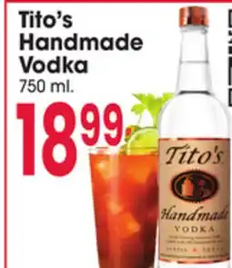 Jewel-Osco Tito's Handmade Vodka offer
