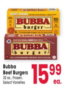 Jewel-Osco Bubba Beef Burgers offer