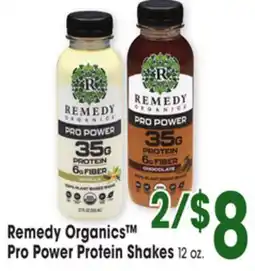 Jewel-Osco Remedy Organics Pro Power Protein Shakes offer