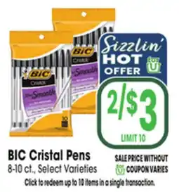 Jewel-Osco BIC Cristal Pens offer