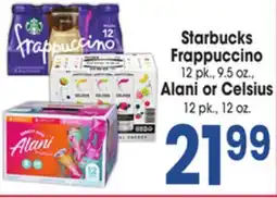 Jewel-Osco Starbucks Frappuccino, Alani or Celsius offer