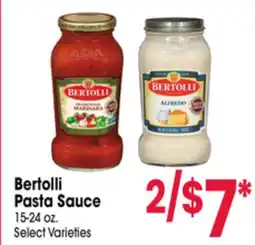 Jewel-Osco Bertolli Pasta Sauce offer