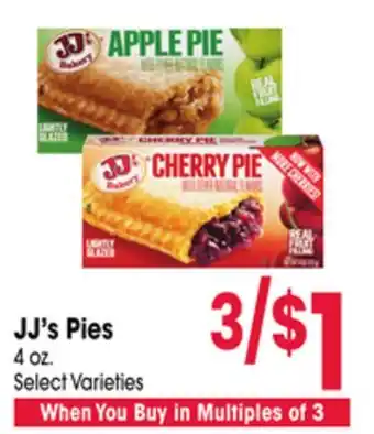 Jewel-Osco JJ's Pies offer