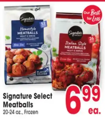 Jewel-Osco Signature Select Meatballs offer