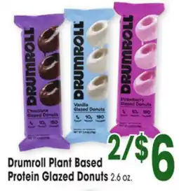 Jewel-Osco Drumroll Plant Based Protein Glazed Donuts offer