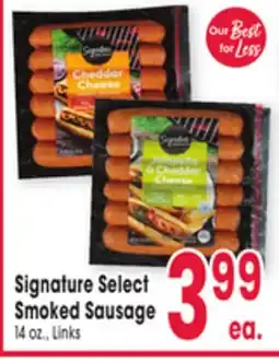 Jewel-Osco Signature Select Smoked Sausage offer