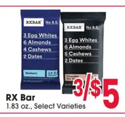 Jewel-Osco RX Bar offer