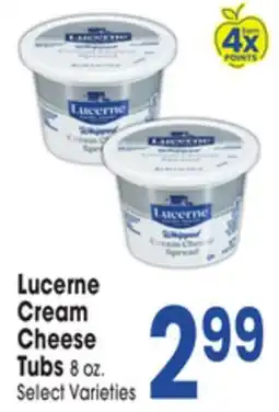 Jewel-Osco Lucerne Cream Cheese Tub offer