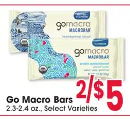 Jewel-Osco Go Macro Bars offer