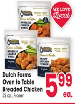 Jewel-Osco Dutch Farms Oven to Table Breaded Chicken offer