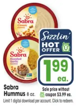 Jewel-Osco Sabra Hummus offer