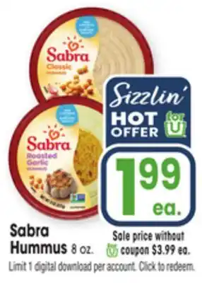 Jewel-Osco Sabra Hummus offer