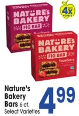 Jewel-Osco Nature's Bakery Bars offer