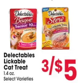 Jewel-Osco Delectables Lickable Cat Treat offer
