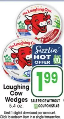 Jewel-Osco Laughing Cow Wedges offer