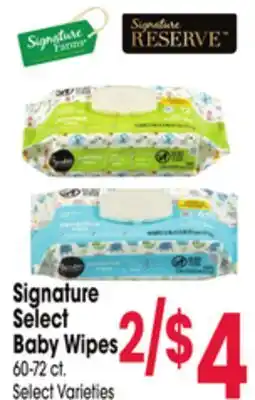 Jewel-Osco Signature Select Baby Wipes offer