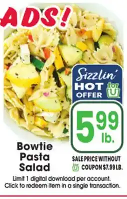 Jewel-Osco Bowtie Pasta Salad offer