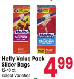 Jewel-Osco Hefty Value Pack Slider Bags offer