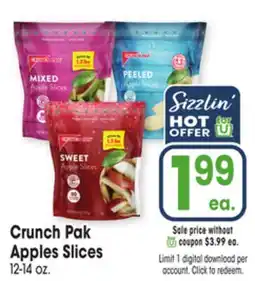 Jewel-Osco Crunch Pak Apples Slices offer
