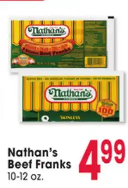 Jewel-Osco Nathan's Beef Franks offer