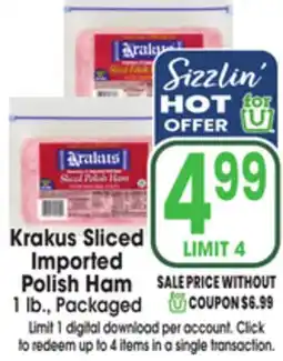 Jewel-Osco Krakus Sliced Imported Polish Ham offer