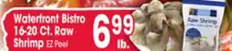 Jewel-Osco Waterfront Bistro 16-20 Ct. Raw Shrimp offer