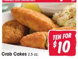 Jewel-Osco Crab Cakes offer