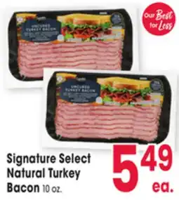Jewel-Osco Signature Select Natural Turkey Bacon offer